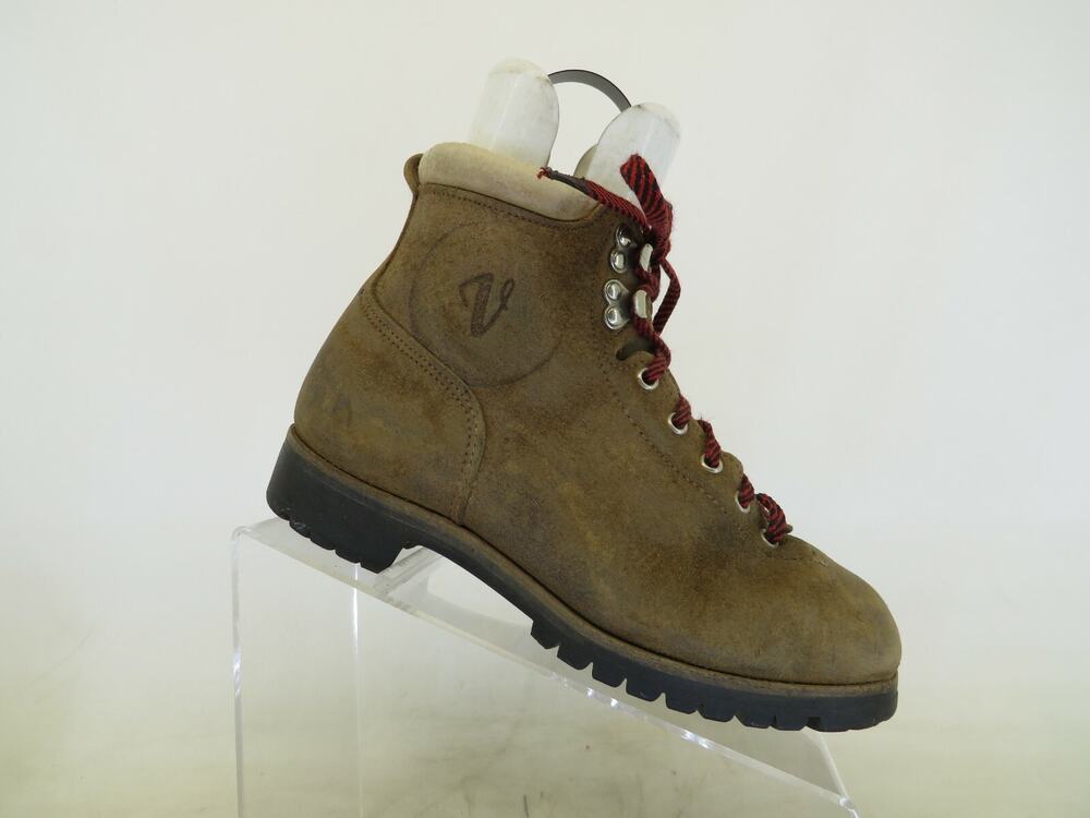 Vasque Brown Suede Laces Mountaineering Hiking Boots Mens Size 6.5 D